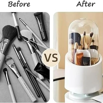 61xGeORbtjL._AC_SX425_ 360° Rotating Makeup Organizer