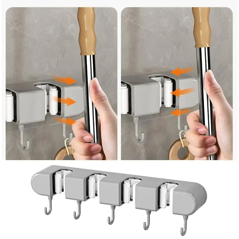 Mop & Broom Organizer