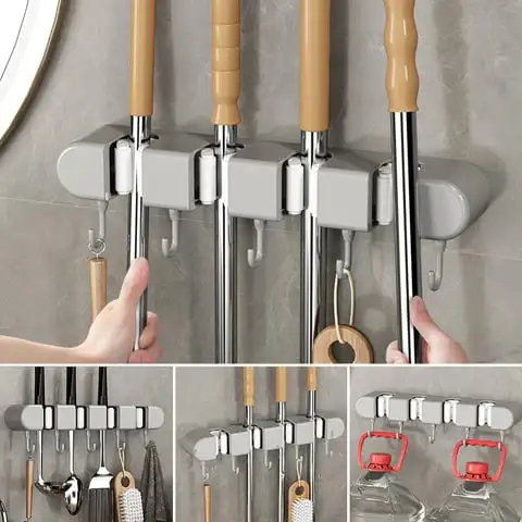 Mop & Broom Organizer